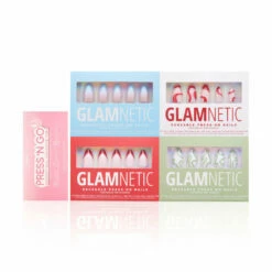 Deals 👍 glamnetic Holiday Party 👏 -Cheapglamnetic Store SleighAllDay Bundle4 NailTabs