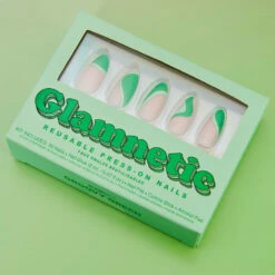 Cheapest ✔️ glamnetic Groovy Green 😀 -Cheapglamnetic Store groovy green stylized